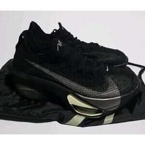 Nike Air Zoom Alphafly Next% 3 "Black/Silver-Olive" (HV6350-001) Men's Size 6.5